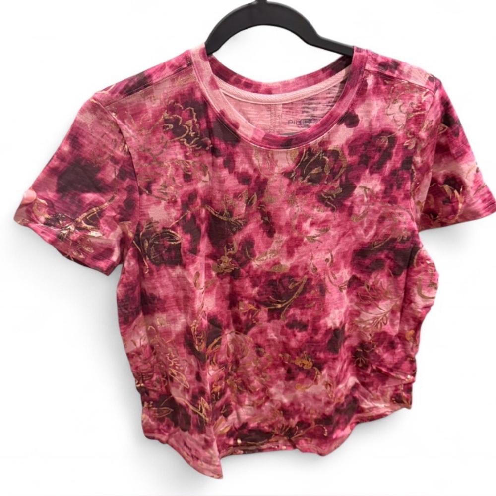 PILCRO - women’s pinky purple top with gold details new with tags